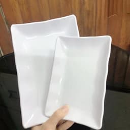 Combo 5,10 Đĩa nhựa phíp chữ nhật hàng cao cấp Việt Nhật Đĩa đựng hoa quả, bánh kẹo thực phẩm bền đẹp 2