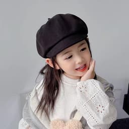 Mũ nồi cho bé BOOCEAN, Mũ nồi trẻ em dễ thương ấm áp, Len mềm nhiều màu cho trẻ em Mũ Newsboy bé trai bé gái 5