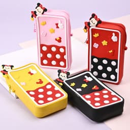 [Trung, vừa điện thoại] Túi đeo chéo silicon pop it hình mickey thời trang đựng bao lì xì, điện thoại, làm quà tặng 2
