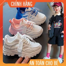 Giày thể thao bé gái và trai 3-12 tuổi đế mềm êm nhẹ phong cách hàn quốc_F2218 1