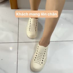 Giày Luchi giày nhựa su mềm đi mưa du lịch chạy bộ êm chân, unisex nhiều màu. T100 9