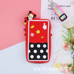 [Trung, vừa điện thoại] Túi đeo chéo silicon pop it hình mickey thời trang đựng bao lì xì, điện thoại, làm quà tặng 4