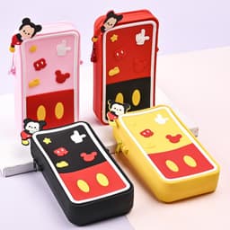 [Trung, vừa điện thoại] Túi đeo chéo silicon pop it hình mickey thời trang đựng bao lì xì, điện thoại, làm quà tặng 3