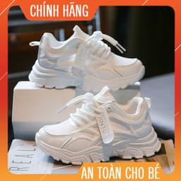 Giày thể thao bé gái và trai 3-12 tuổi đế mềm êm nhẹ phong cách hàn quốc_F2218 8