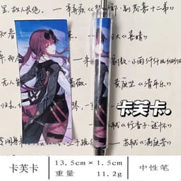 Bút bi viết in hình Genshin Impact  phụ kiện học tập game manga anime chibi quà tặng xinh xắn tiện lợi 5