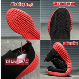 Giày lười cho Mẹ và Bé Đế Mềm Chống Trượt Siêu Nhẹ Phối Lưới Thoáng Khí 5Cho Bé Trai Và Gái 669 9