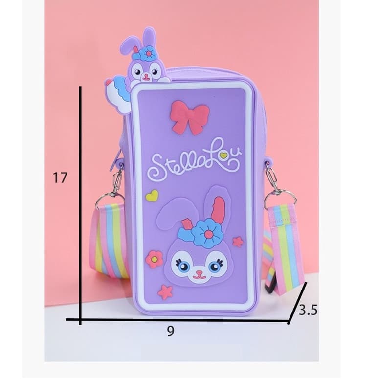 [Trung, vừa điện thoại] Túi đeo chéo silicon pop it hình thỏ thời trang đựng bao lì xì, điện thoại, làm quà tặng