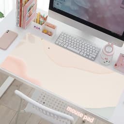 Tấm Lót Chuột Và Bàn Phím Bằng Da Không Thấm Nước Chống Trượt Phong Cách Bắc Âu 2