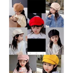 Mũ nồi cho bé BOOCEAN, Mũ nồi trẻ em dễ thương ấm áp, Len mềm nhiều màu cho trẻ em Mũ Newsboy bé trai bé gái 6
