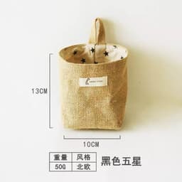 Túi Vải Lanh Cotton Treo Tường Đa Năng Decor Phòng Làm Việc Xinh Sang Chảnh 8