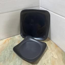 Combo 5 đĩa nhựa phíp vuông 3 size nhựa cao cấp Việt Nhật để hoa quả, đồ ăn bền đẹp chịu nhiệt 3