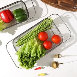 Rổ Rửa Rau Củ Quả Bằng Thép Không Gỉ Có Thể Thu Gọn, Giá Úp Chén Đĩa Ráo Nước Tiện Dụng Cho Bồn Rửa 4