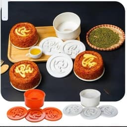 Bộ khuôn làm xôi Phúc Lộc Thọ Việt Nhật, Khuôn làm xôi cúng Hình hoa hồng, đầy tháng thôi nôi 2