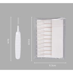Set 10-20 cọ bàn chải mini vệ sinh làm sạch lỗ loa lỗ cắm tai nghe chân sạc 2