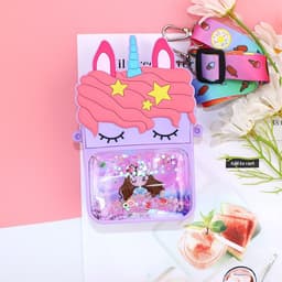 [Mới 2024] Túi xách silicon pop it kim sa hình pony kỳ lân đeo chéo thời trang đựng bao bì lì xì, mỹ phẩm 5