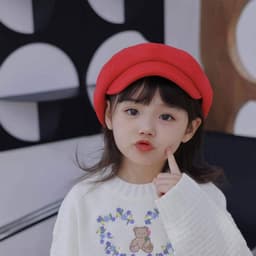 Mũ nồi cho bé BOOCEAN, Mũ nồi trẻ em dễ thương ấm áp, Len mềm nhiều màu cho trẻ em Mũ Newsboy bé trai bé gái 7