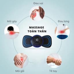 Miếng Dán Massage Xung Điện Máy Massage Toàn Thân 10 Chế Độ Giảm Đau Nhức Hiệu Quả 5