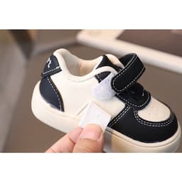 Giày thể thao cho bé - Giày cổ thấp quai dán phối màu cực xinh chất da PU êm mềm cho bé trai bé gái M2531 5