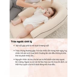 Gối đệm chống trào ngược cho bé gối chống trào ngược cho trẻ sơ sinh tặng kèm gối nhỏ cho bé gối chống trào 5