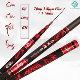 Cần Câu Tay Xích Long Độ Cứng 6H19i Câu Đài Tặng Kèm Ngọn Phụ CC-4 7