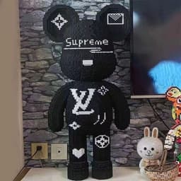 Mua Set 2 Bộ Lego Gấu Bearbrick 41Cm Kèm Búa - Quà Tặng Lắp Ráp Tuyệt Vời Cho Bé! 5