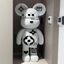 Mua Set 2 Bộ Lego Gấu Bearbrick 41Cm Kèm Búa - Quà Tặng Lắp Ráp Tuyệt Vời Cho Bé! 7