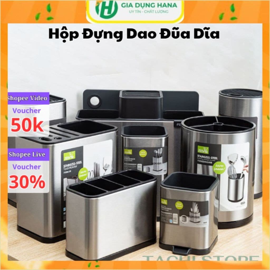 Bộ cài dao kéo đũa thìa trong nhà bếp chất liệu bằng inox 304 cao cấp với nhiều mẫu mã đa dạng