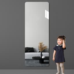 Gương Dẻo Dán Tường Nguyên Khối Dán Tủ Cửa Tủ Nhà Tắm Hình Chữ Nhật kích thước 30x100cm 1