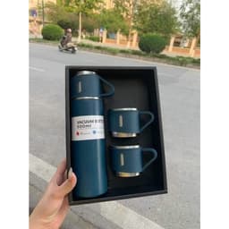 BỘ BÌNH GIỮ NHIỆT 500ML KÈM 2 CỐC – FULLBOX QUÀ TẶNG SANG TRỌNG, CHẤT LƯỢNG CAO 3