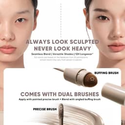 [JUDYDOLL] Bút Tạo Khối Sáng Tối Dạng Kem Judydoll Kèm Đầu Cọ Tiện LỢi Bền Màu Lâu Trôi 6