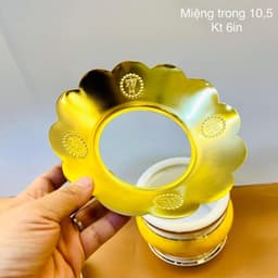 Vỉ hứng tàn bát hương RỒNG VIỆT bằng hợp kim mạ vàng chất lượng cao. 7