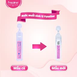 (Date T5.2027) Fysoline - Nước muối sinh lý Pháp - Vệ sinh mắt, mũi, miệng cho bé - Hộp 40 ống x 5ml 6
