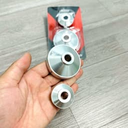 ￼Cặp chụp cóc nhôm gắn công tơ mét cho yamaha và honda (chỉ gắn cho mâm zin) 8