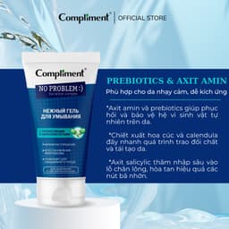 Gel Rửa Mặt Compliment No Problem sạch sâu ngừa mụn, giảm viêm 5
