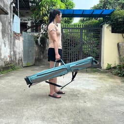 Bao Đựng Cần ABu Garcia 2 Ngăn Chính 2 Ngăn Phụ Chất Liệu Da PU Cao Cấp Hoạ Tiết 3D - BB59 9