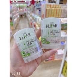 Lăn Nách Đá Khoáng DEO KLEAR 70g Thái Lan Ngăn Mùi Không Ố Vàng 4