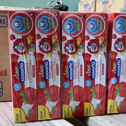 Kem đánh răng Kodomo Thái Lan cho bé từ 6 tháng – An toàn, có thể nuốt, chính hãng (40g) 6
