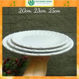 Đĩa nhựa phíp hoa cúc 20cm-23cm-25cm 1