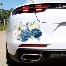 Miếng Dán Đuôi Xe Hơi Chống Trầy, Chống Nước Với Họa Tiết Hoa 5