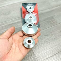 ￼Cặp chụp cóc nhôm gắn công tơ mét cho yamaha và honda (chỉ gắn cho mâm zin) 9