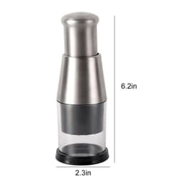 Dụng Cụ Băm Tỏi , Nghiền Tỏi, Nghiền Ớt Bằng Tay Thép Không Gỉ, Máy Xay Tỏi Ớt Cầm Tay Mini 8