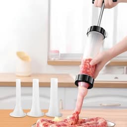 Dụng cụ nhồi xúc xích, lạp xưởng, lòng dồi bằng tay siêu tiện lợi, Nhựa PP an toàn M201 2