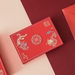 Hộp đựng trang sức của hồi môn cho cô dâu phụ kiện đám cưới may mắn sang trọng 2