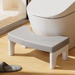 Ghế kê chân bồn cầu hỗ trợ đi vệ sinh tiện dụng 3 màu sắc 38x22x17cm 1