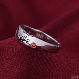 Nhẫn DEATH NOTE Yagami Light - Nhẫn Cosplay Nhân Vật Cuốn Sổ Tử Thần Anime Chỉnh Size 3