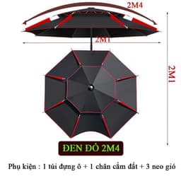 [Chất Lượng] Ô Câu Cá, Dù Câu Cá 2 Tầng Siêu Chống Thấm, Chống Tia UV Cao Cấp OC-05 ( Đồ Câu KhaLy Store ) 4