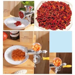 Dụng Cụ Xay Nhồi Thịt  KÈM 3 PHỄU Cua-Cá, Đùn Xúc Xích, Xay Tất Cả Các Loại Thực Phẩm Tiện Dụng Cho Nhà Bếp--- 9