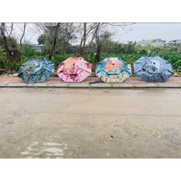 Ô Dù Che Nắng Mưa Dùng Cho Câu Cá, Dã Ngoại 2 Tầng Nhiều Màu Sắc Khác Nhau 3
