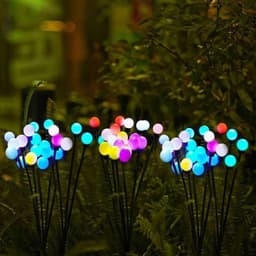 Đèn Đom Đóm Năng Lượng Mặt Trời - 10 Bóng - Đèn Trang Trí Sân Vườn - Đèn Led Trang Trí Ngoài Trời-- 5