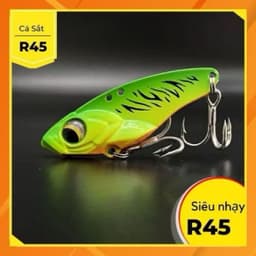 Combo Hộp Mồi Câu Lure 5 Mồi Đủ 3 Tầng Nước, Đa Dạng Địa Hình-Toman Ve Sầu,Chado H1 MiniThìa Lượn,Cá Sắt vufishing 6
